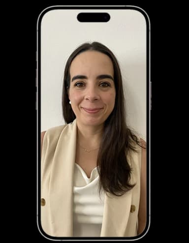 Selfie real de Mariana